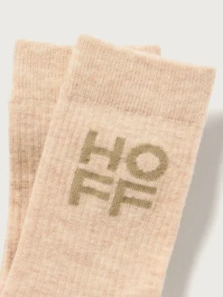 Accessoires-HOFF BEIGEFARBENE KASCHMIR-SOCKEN