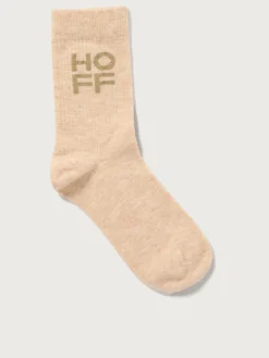 Accessoires-HOFF BEIGEFARBENE KASCHMIR-SOCKEN