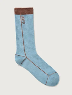 Accessoires|Socken-HOFF BLAU GESTREIFTE SOCKE