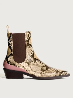 Stiefel Und Stiefeletten-HOFF COWBOY-STIEFELETTE RODEO BEIGE