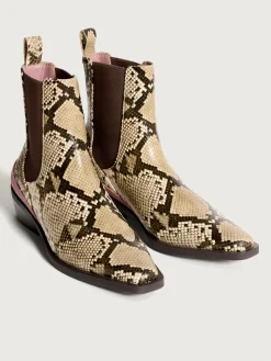 Stiefel Und Stiefeletten-HOFF COWBOY-STIEFELETTE RODEO BEIGE