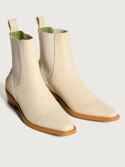 Stiefel Und Stiefeletten-HOFF COWBOY-STIEFELETTE RODEO OFF WHITE