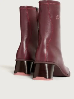 Stiefel Und Stiefeletten-HOFF DATE BURGUNDER STIEFELETTE MIT ABSATZ