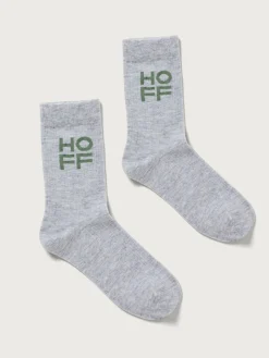 Accessoires-HOFF GRAUE KASCHMIR-SOCKEN