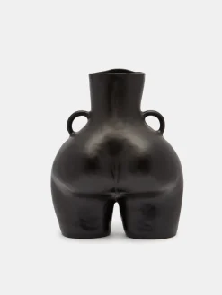 Deko|Deko-HOFF LOVE HANDLES VASE BLACK