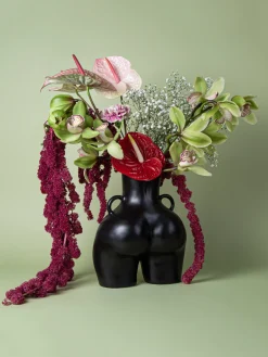 Deko|Deko-HOFF LOVE HANDLES VASE BLACK
