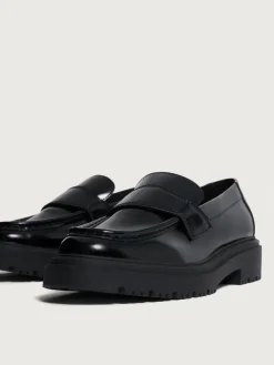 Flacher Schuh-HOFF MOKASSIN SCHOOL SCHWARZ