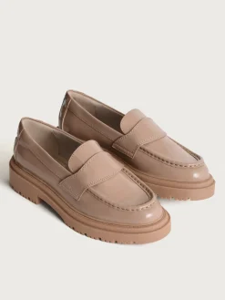 Flacher Schuh-HOFF MOKASSIN SCHOOL TAUPE