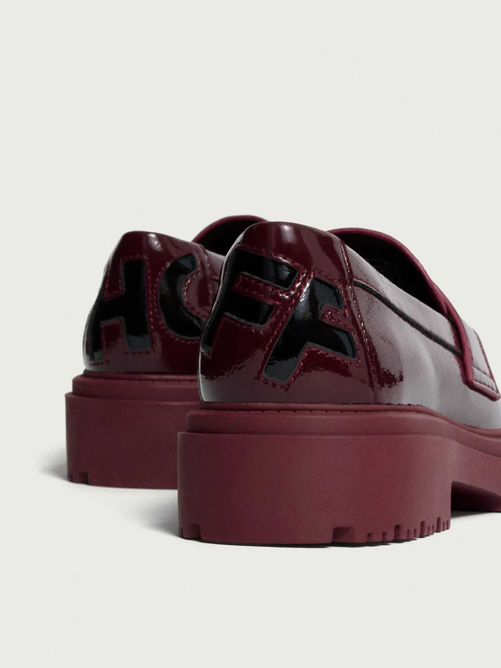 Flacher Schuh-HOFF MOKASSIN SCHOOL WEINROT