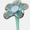 Deko|Deko-HOFF MOUTHBLOWN CRYSTAL FLOWER SILVER