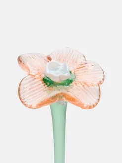Deko|Deko-HOFF MOUTHBLOWN CRYSTAL FLOWER CREAM