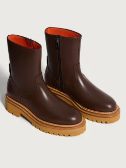 Stiefel Und Stiefeletten-HOFF OFFICE BRAUN LEDERSTIEFEL