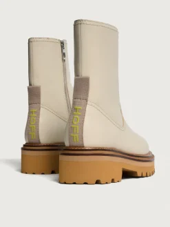 Stiefel Und Stiefeletten-HOFF OFFICE OFF WHITE LEDERSTIEFEL