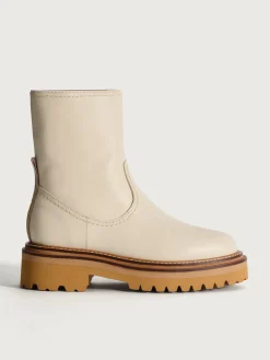 Stiefel Und Stiefeletten-HOFF OFFICE OFF WHITE LEDERSTIEFEL